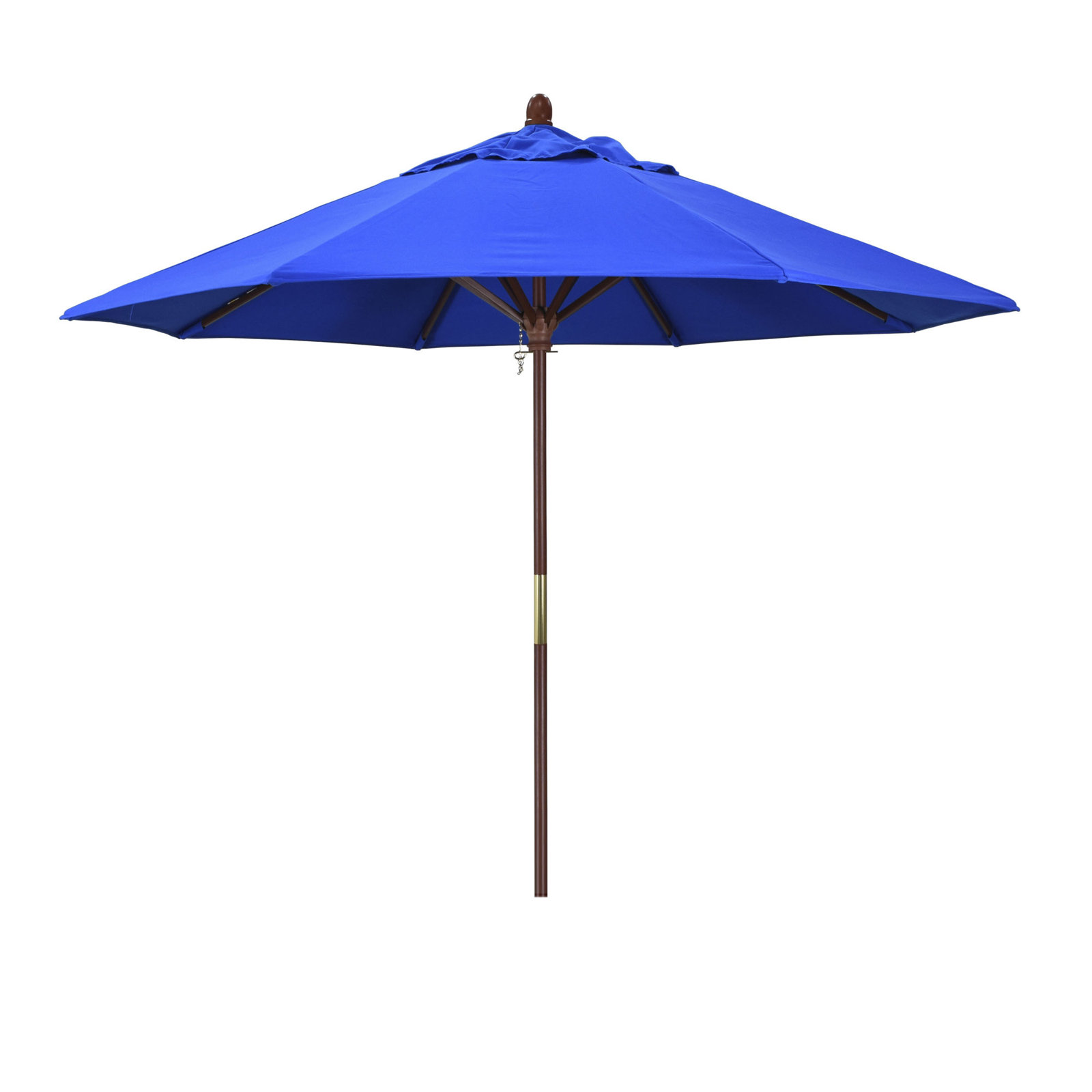 Manford 108'' Sunbrella® Outdoor Umbrella, Canvas Pacific Blue Sunbrella® Canvas