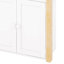 Lit mezzanine bas avec escalier, tablettes et armoires, lit mezzanine en bois avec toit-828712523
