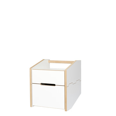 Harwell 39cm W Manufactured Wood Bedside Table