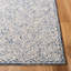 Tapis bleu marine / crème en laine touffeté à la main Basham-1616634348