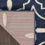 Tapis intérieur / extérieur bleu marine / ivoire Nourison Essentials-899845467