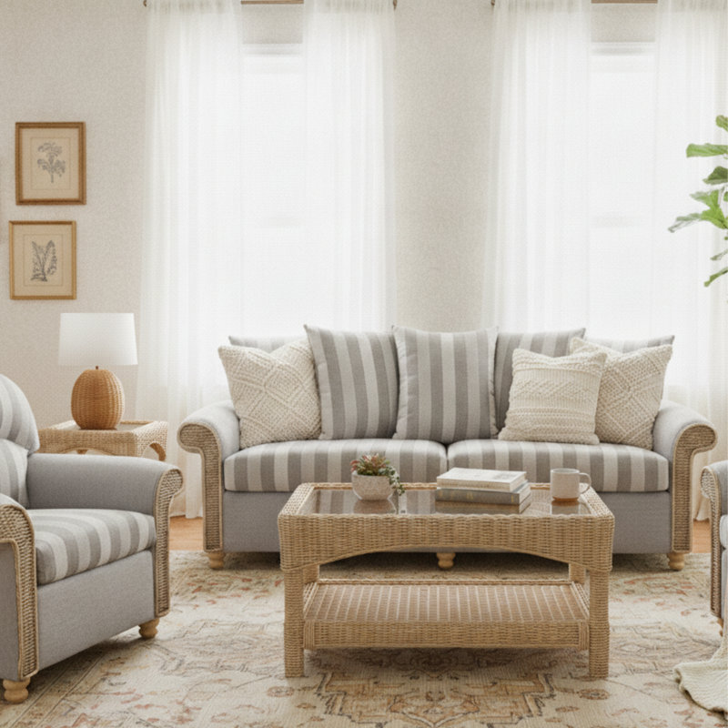 5 Piece Conservatory Sofa Set