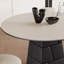 Table ronde en bois frêne et frêne rétro-124876759