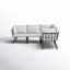 Canapé modulaire d'extérieur 5 pièces Riverside par Modway-614917620-614917623