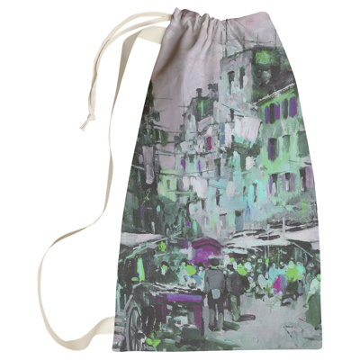 Macintyre Fabric Laundry Bag with Handles