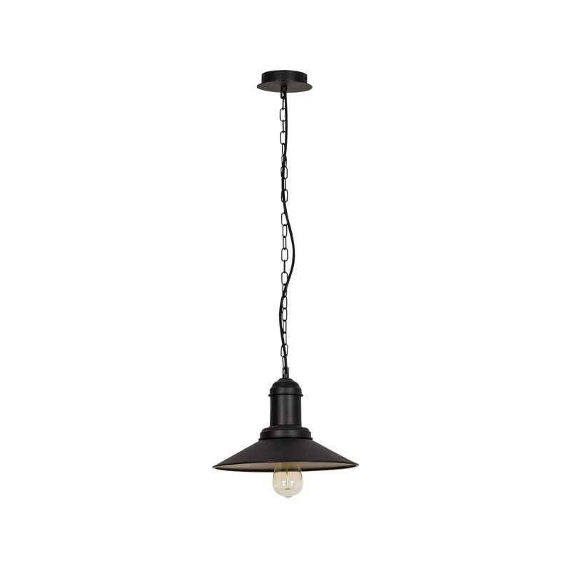 Luminaire suspendu conique à 1 lumière Croyd
