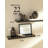 Fraz 2 Piece Solid Wood Floating Shelf-1983820554