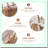 Wicker Rattan Flower Basket for Home Decor