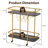  Bar Cart With Wine Rack And Glass Holder - Rolling Bar Cart With Wheels