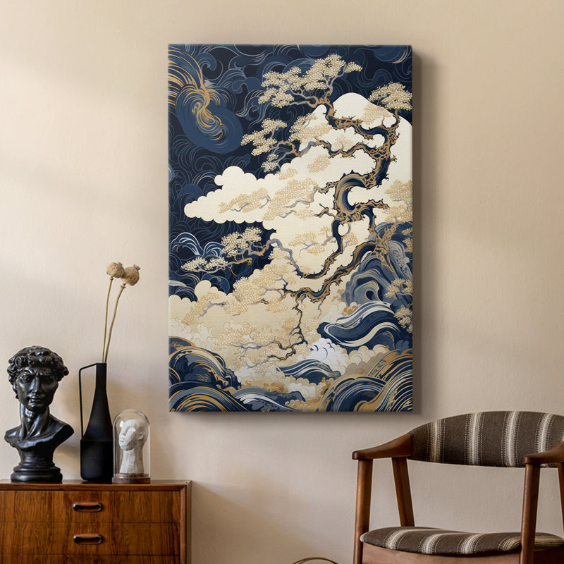 Paysages série CLVI - galerie sur mesure, H 48 po x l 32 po