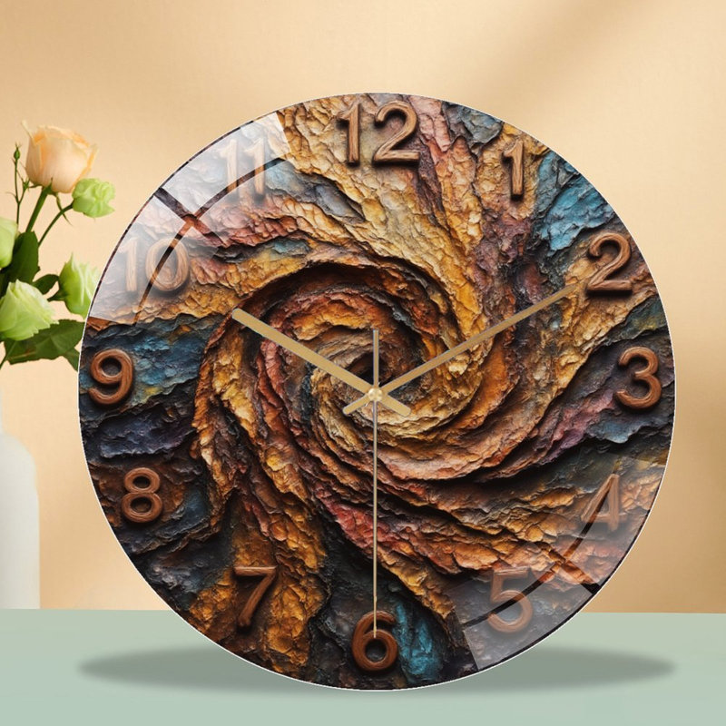 Horloge murale avec horloge murale 12 po