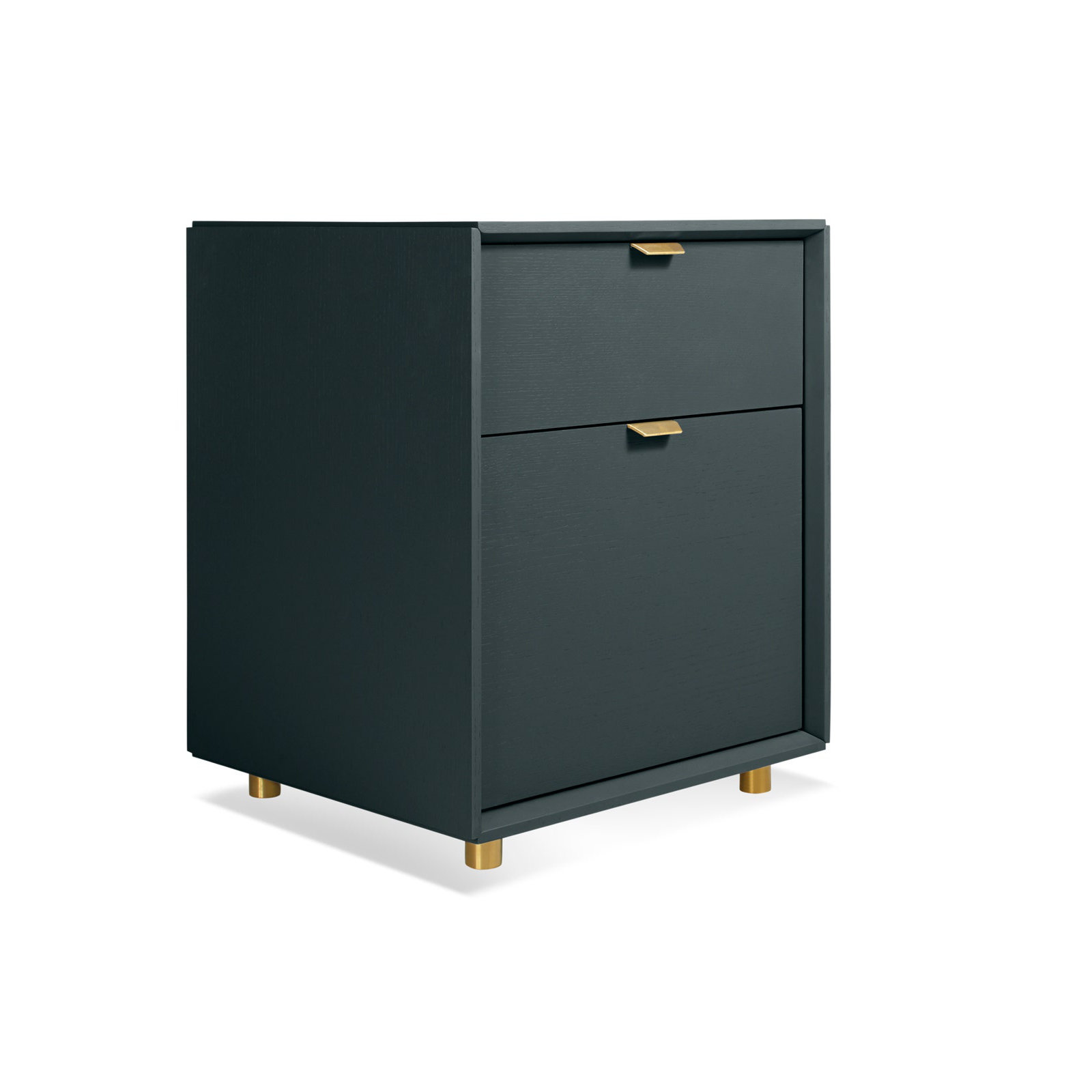 Dang 2 - Drawer Vertical File Cabinet, Navy Green