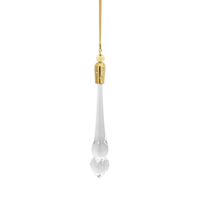 Liquidus 6.5'' Handmade Crystal Holiday Shaped Ornament