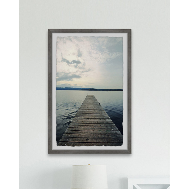 « quasi foncé »-cadre photo, impression sur papier, H 30 po x l 20 po x P 1,5 po