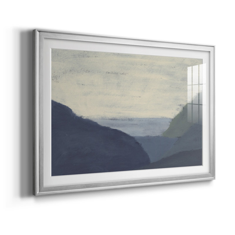 " Muted Coast ", Silver, 36.5" W x 26.5" H