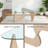 Spacious Glass-top Coffee Table With A Premium Solid Oak Base,  For The Living Room.-1953645730-1953645728-1953645791
