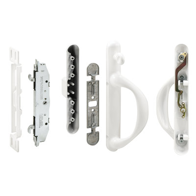 White Diecast, Mortise System Right Hand Patio Door Handle (Single Pack)