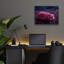 «Sleepy Cat» par Ann Klee, art mural en verre acrylique, 16 po x 12 po