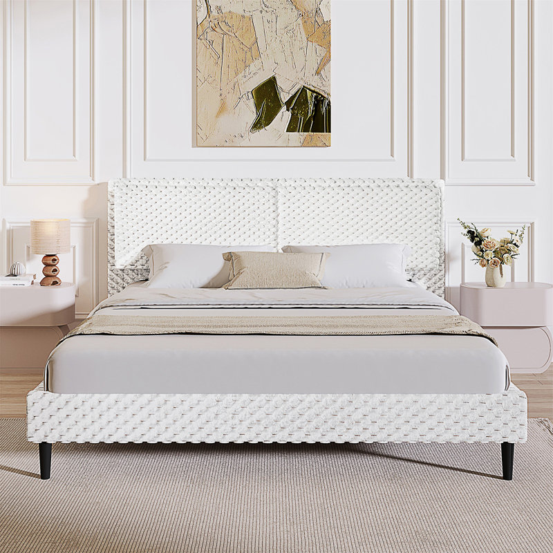 Lit simple, moelleux et moderne, lit moelleux, lit confortable, grand