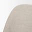 Chaise d'appoint de salle à manger en tissu avoine-889501263