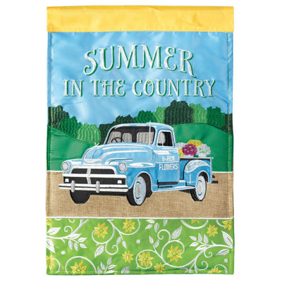 Double Sided Polyester Garden Flag