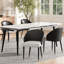 Chaise d'appoint rembourrée en similicuir Modern-1274709407