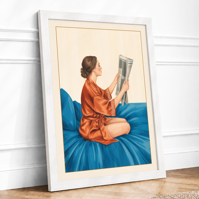 Voice in Studio Modern 1 Piece Single Picture Frame Wall Art, A4 - 29.7 x 21.0 cm, White