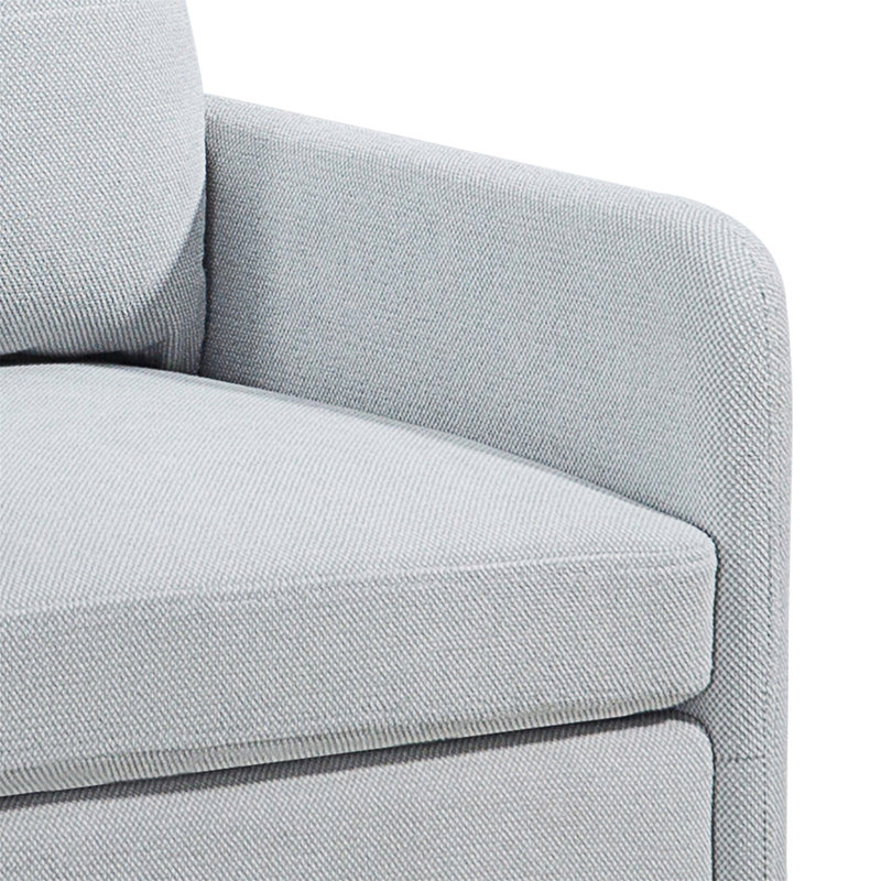 Fauteuil d'appoint rembourré, Sauge