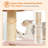 48" Cat Tree Tower With Fully-Wrapped Scratching Posts, Multi-Level Cat Condo, Perch & Hammocks-723273134