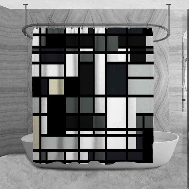 Rideau de douche Rokach, H 73 po x l 70 po