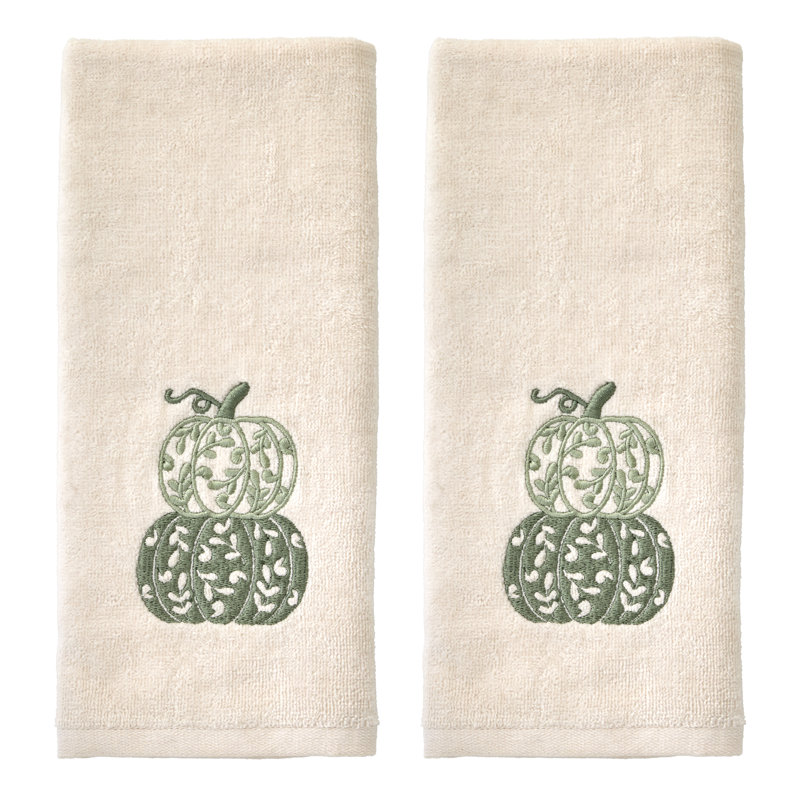 SCROLL PUMPKIN EMB HAND-NATURAL