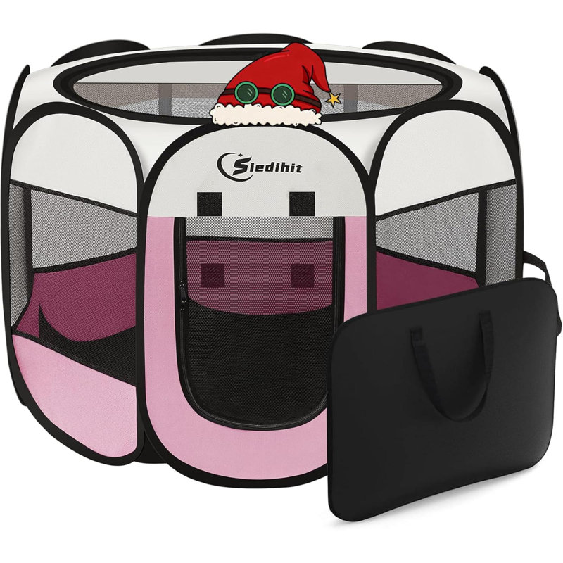Chien, chat, parc, chiot, parc pour animaux de compagnie, intérieur, cage, tente, cage, extérieur, portable, pop-up, chenil, chenil avec étui de transport pour chiens, chats, lapins