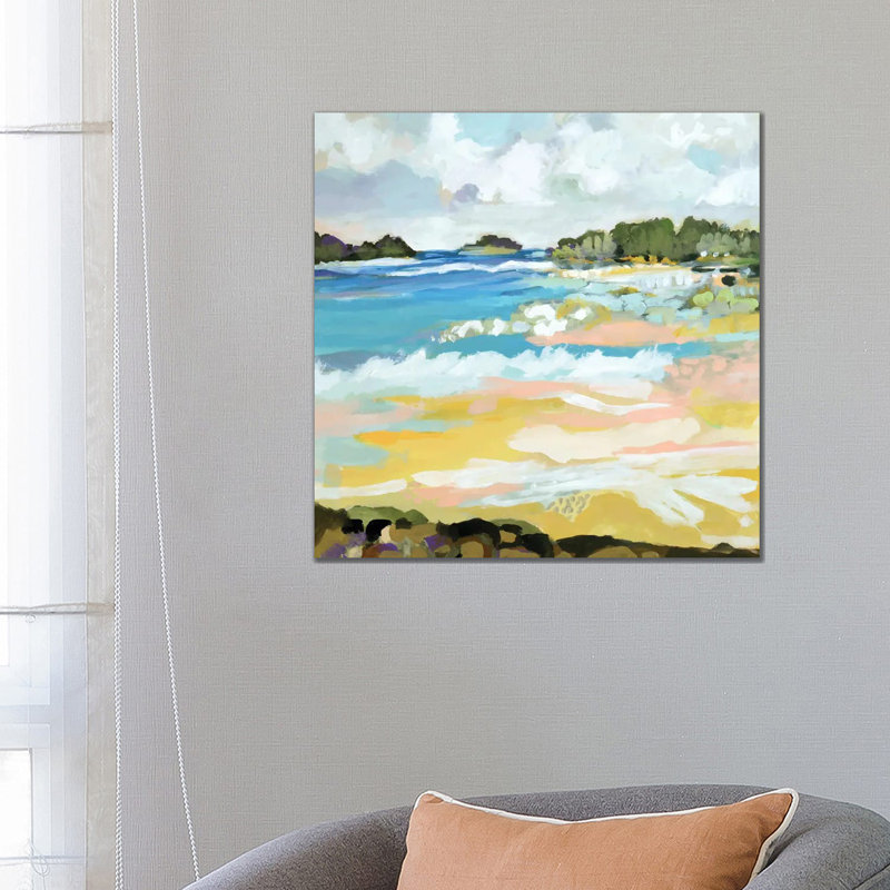 Surfscape IX by Karen Fields - Wrapped Canvas Painting, 66.04 cm H x 66.04 cm W x 1.91 cm D