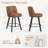 Condredge 26" H Upholstered Solid Wood Swivel Counter Stool-1268690751