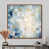 Toile avec cadre flottant brun