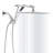 10 Inch Square Shower Head Combo And High Pressure Handheld Shower  With 16'' Adjustable Shower Extension Arm-107292562