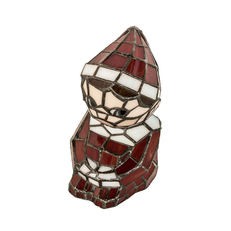 Meyda Tiffany & Stained Glass Table Lamp, Red