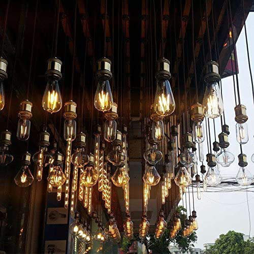 1 - Light Black Bulb Pendant