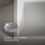 Lavabo de salle de bain rectangulaire encastré en céramique avec trop-plein Tresham®-10942302-19195672