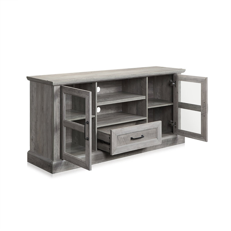 Ronneka TV Stand for TVs up to 70", Gray Wash
