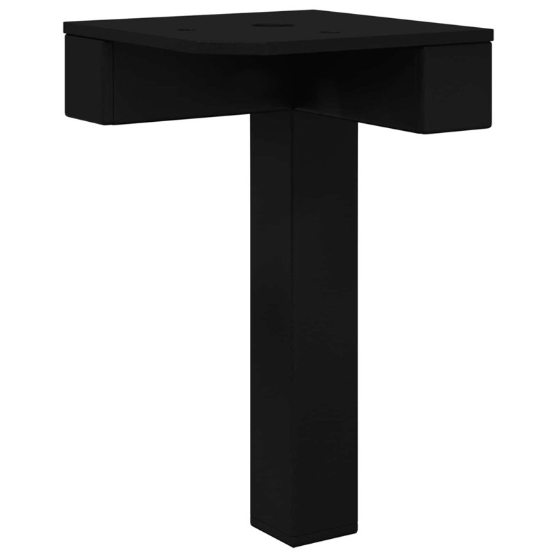 Vidaxl Standing Feet Black Iron Furniture Support Home Parts Elevation Base