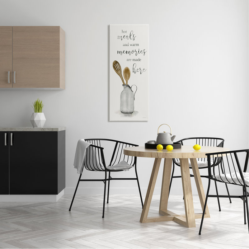 Expression repas et souvenirs, H 40 po x l 17 po x P 1,5 po