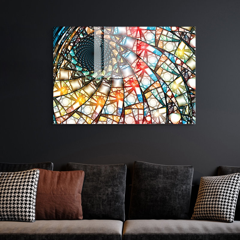 Peinture décorative en verre trempé, H 19,7 po x l 27,6 po