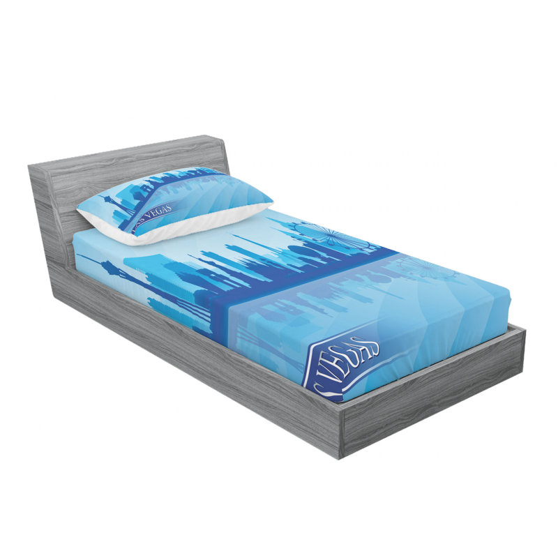 Microfiber Sheet Set, Twin XL Sheet Set with Fitted Sheet