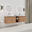 Meuble-lavabo mural moderne avec lavabo d'art en céramique-2112508388-2112508389