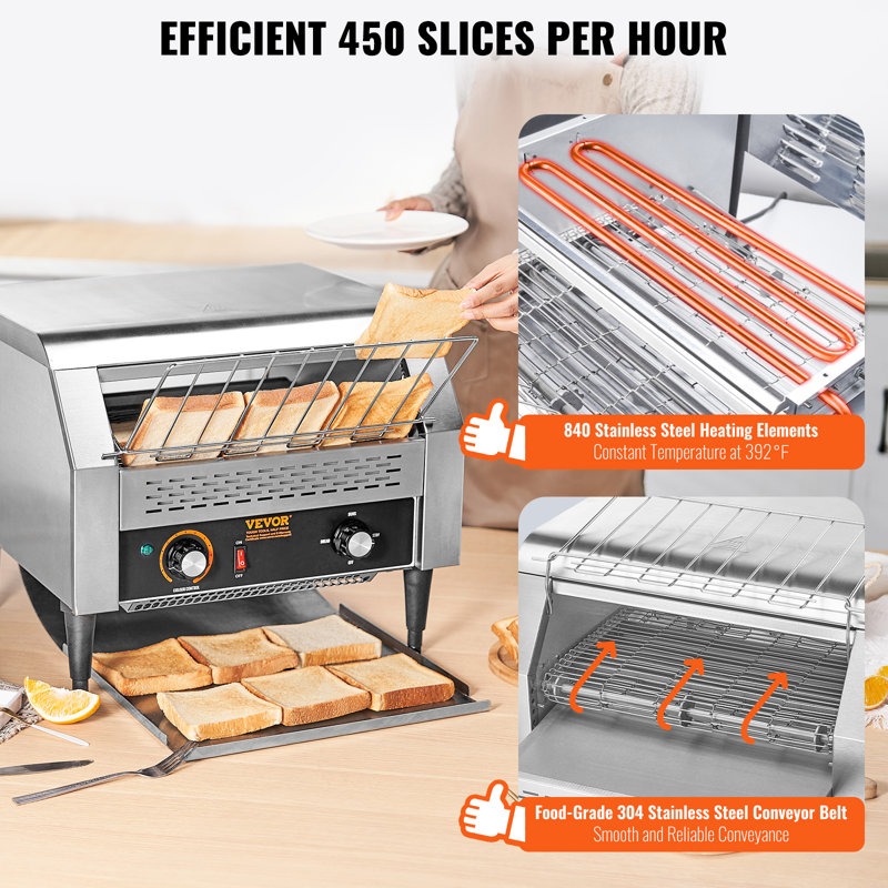 VEVOR 1 BTU 2600 Watt Toasters
