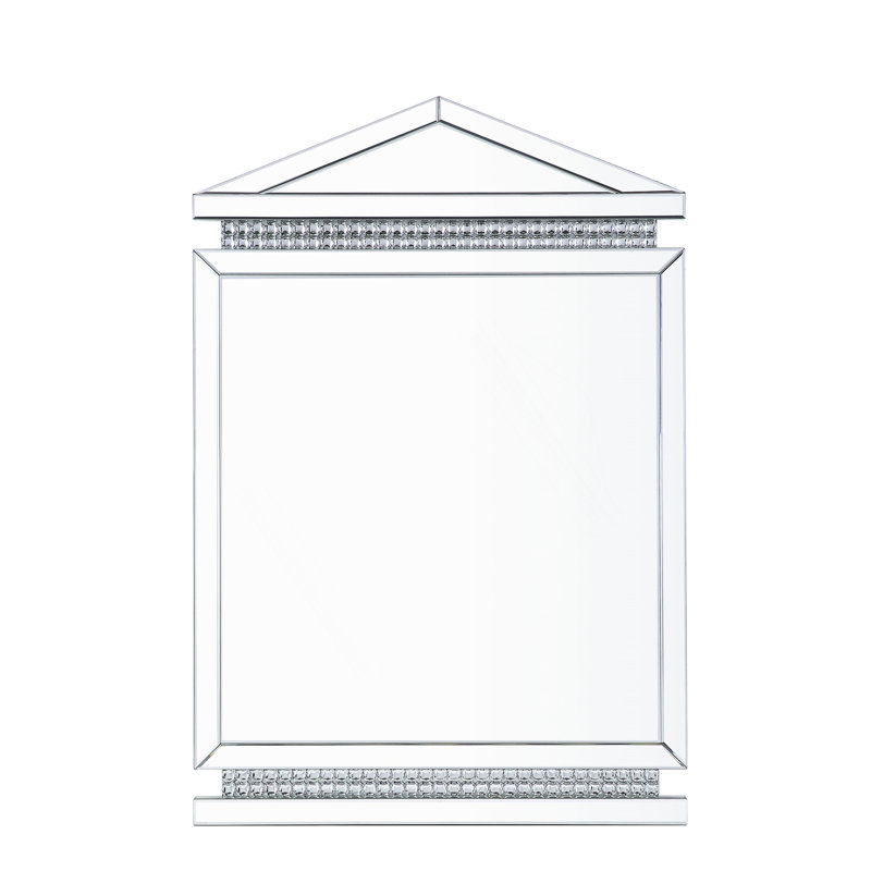Miroir d'appoint en cristal Lotus