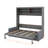Queen Size Murphy Bed With Sofa-1294854576