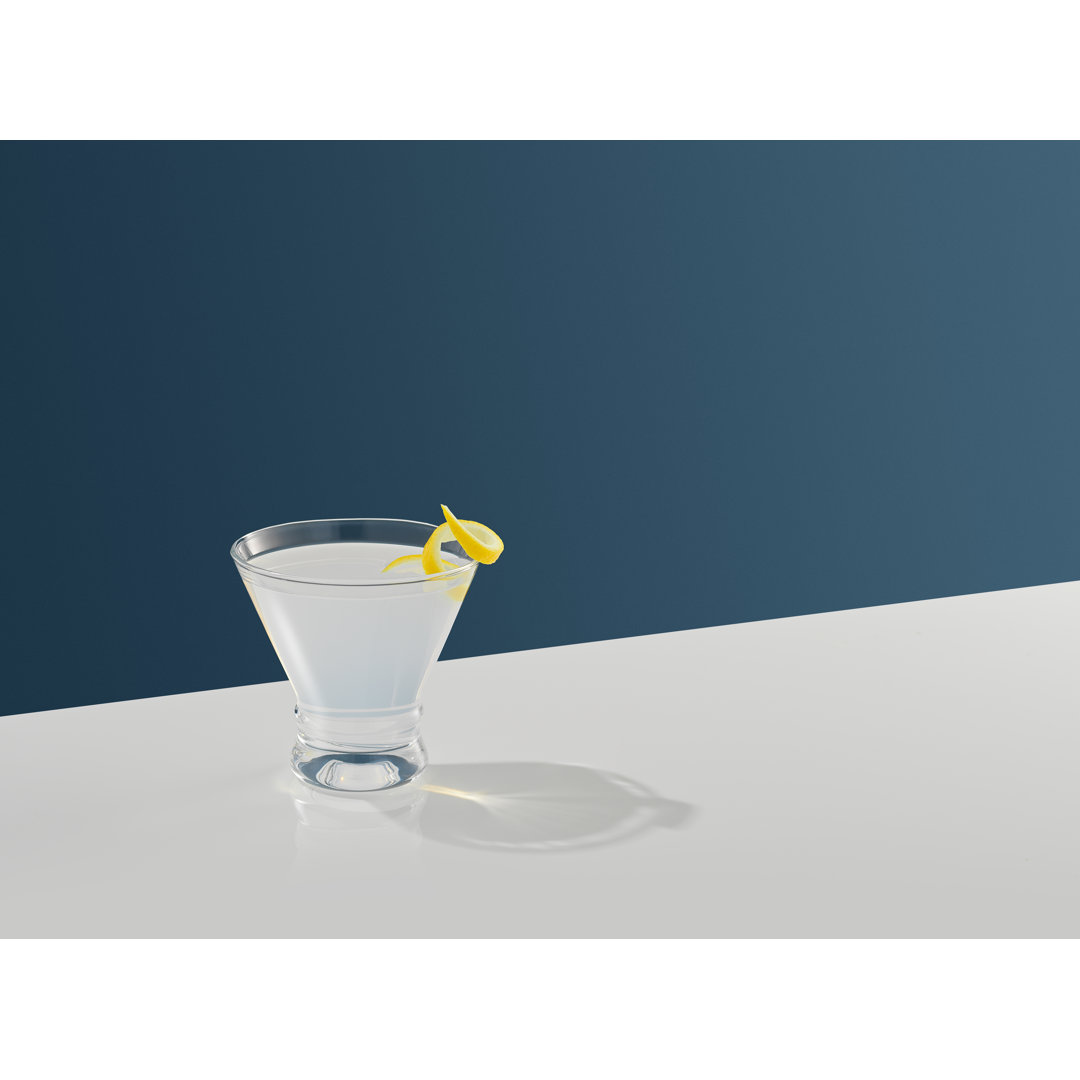 JoyJolt Afina Martini Glasses, 8oz. (Set of 6) JoyJolt