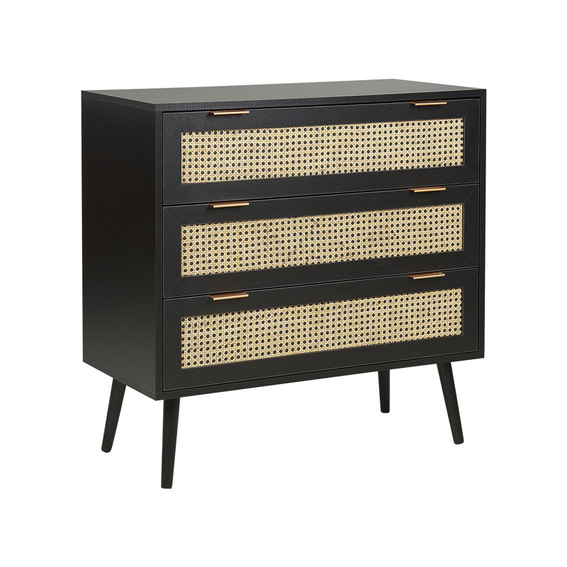 Aleaha 80cm W 3 - Drawer Chest of Drawers